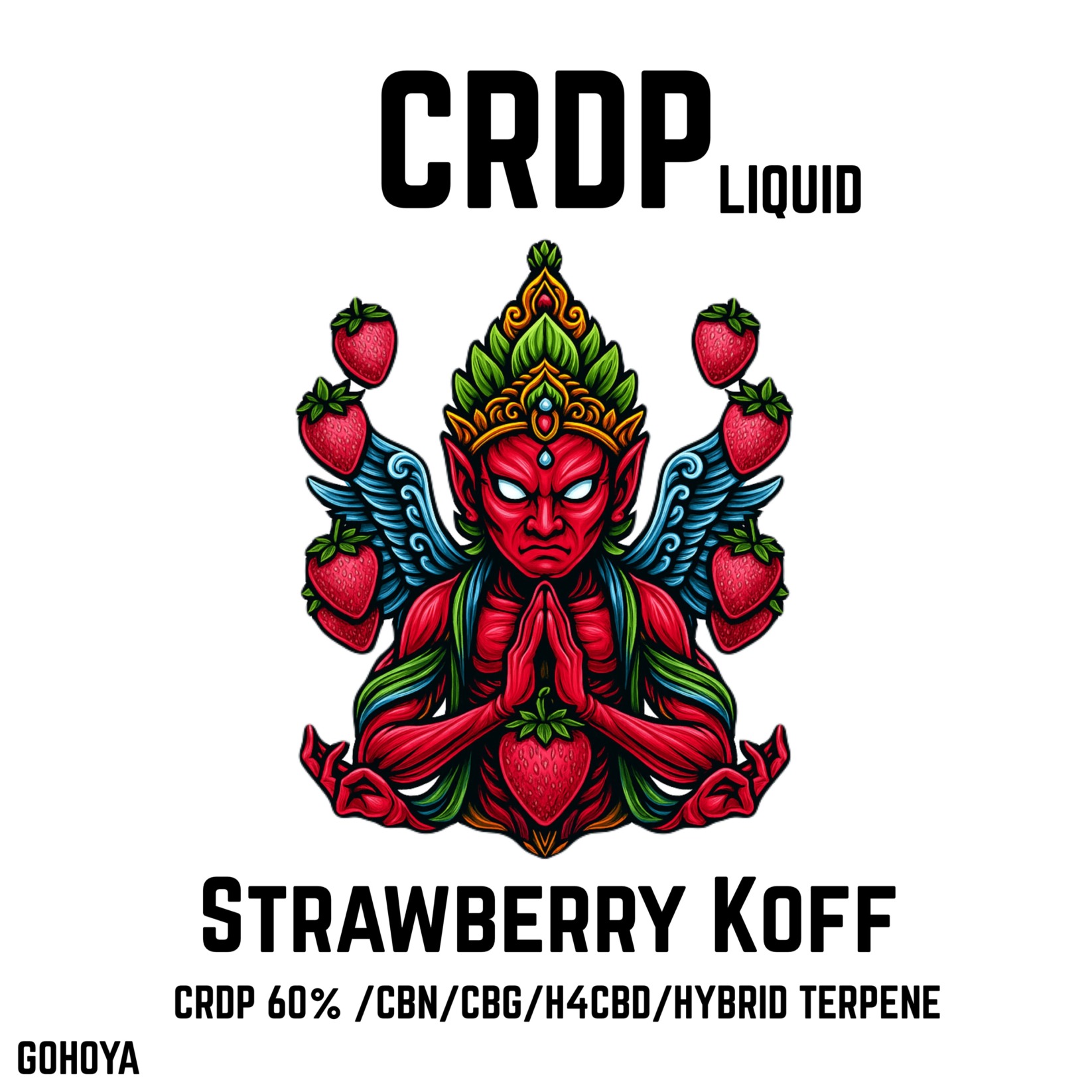CRDPリキッド 30% or 60% 1ml（STRAWBERRY KOFF）