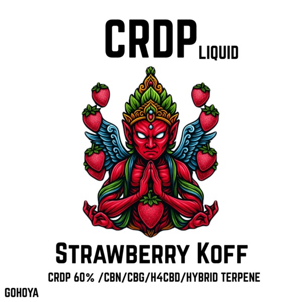 CRDPリキッド 30% or 60% 1ml（STRAWBERRY KOFF）